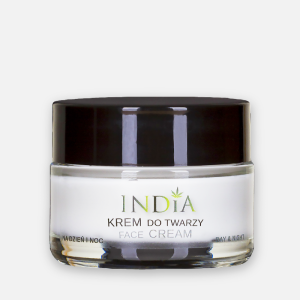 Krem do Twarzy z Olejem Konopnym 50ml - India Cosmetics
