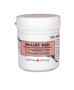 Smalec gęsi z żywokostem i podagrycznikiem 100 g