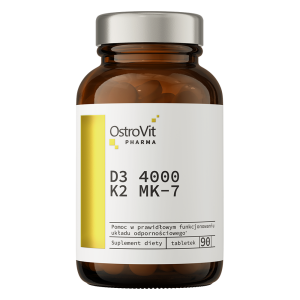 OstroVit Pharma D3 4000 IU + K2 MK-7 90 tabletek