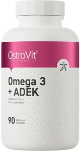 OstroVit Omega 3+ ADEK 90 kapsułek