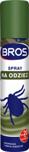 BROS - Spray na Odzież - Odstrasza Komary i Kleszcze - 90ml
