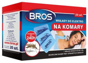 BROS - Wkłady do ELEKTRO na Komary 20szt.